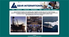 Desktop Screenshot of gehrinternational.com